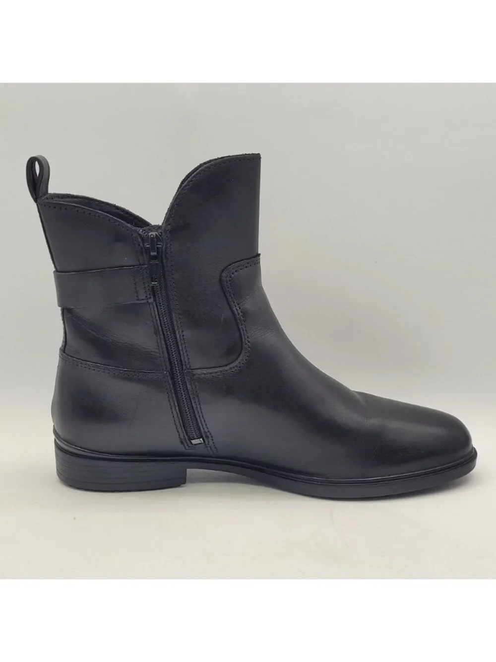 Ecco Touch 15 Buckle GTX Women's Size 6 to 6.5 EU 37 Leather Ankle Boot Black - Picture 5 of 12